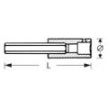ĐẦU LỤC GIÁC SIZE 8  VUÔNG 1/4 INCH HOLEX 631720 ĐẦU LỤC GIÁC SIZE 8  VUÔNG 1/4 INCH HOLEX 631720